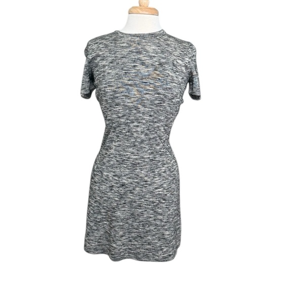 Theory Black and Gray Wool & Gray Women's Mini Dress Size Small - Picture 1 of 7